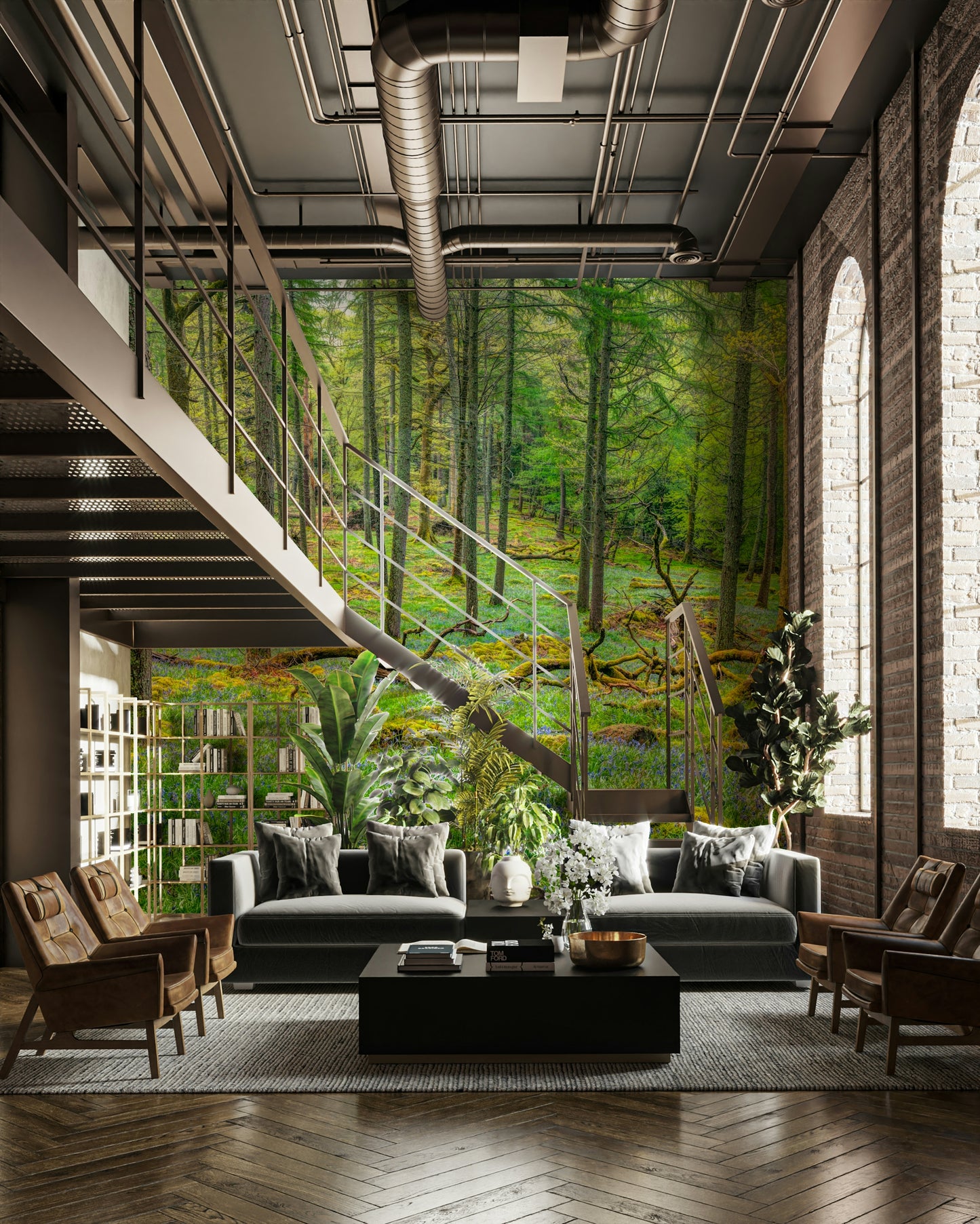 Serene nature-themed wallpaper.

