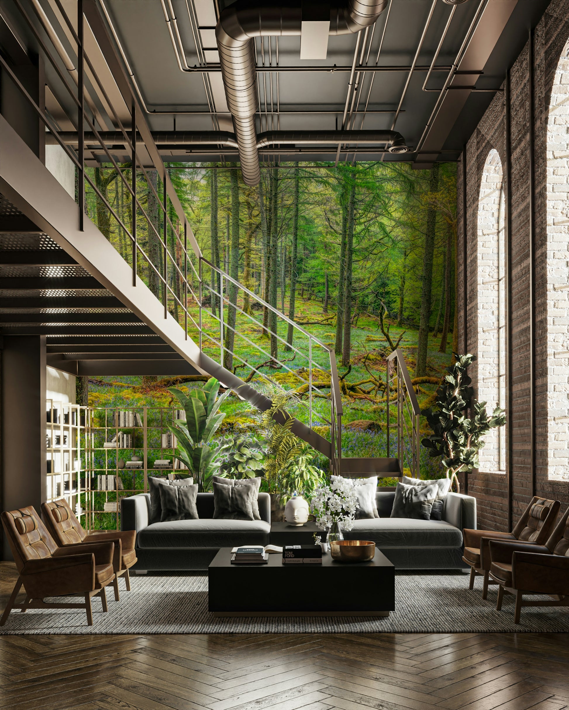 Serene nature-themed wallpaper.

