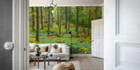 Artistic forest print for walls.

