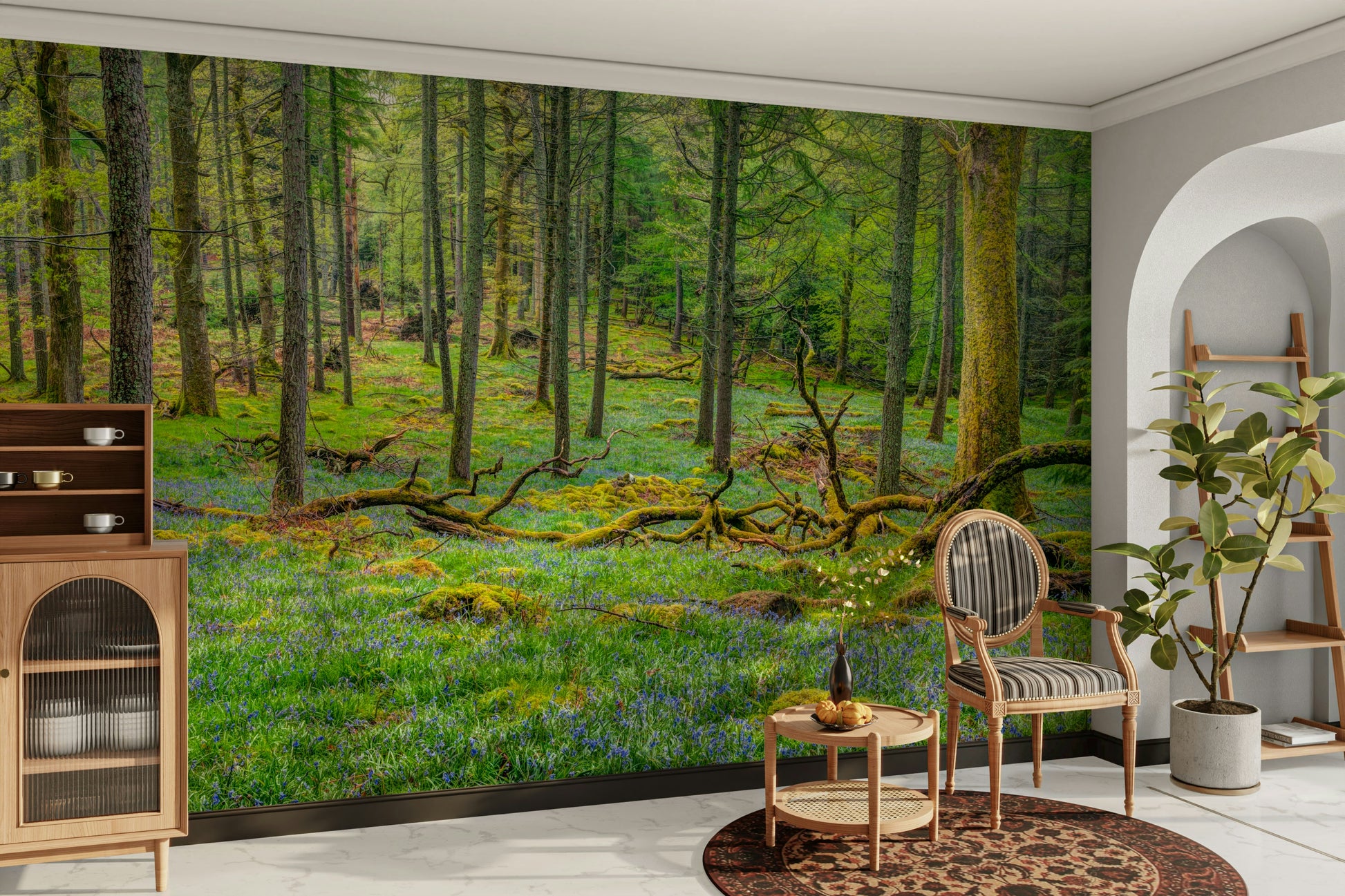 Soft focus of natural wallpaper.

