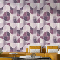 Textured geometric print.

