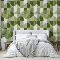 Subtle patterned wall decor.

