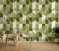 Textured geometric print.

