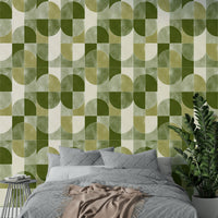 Muted color palette on wallpaper.

