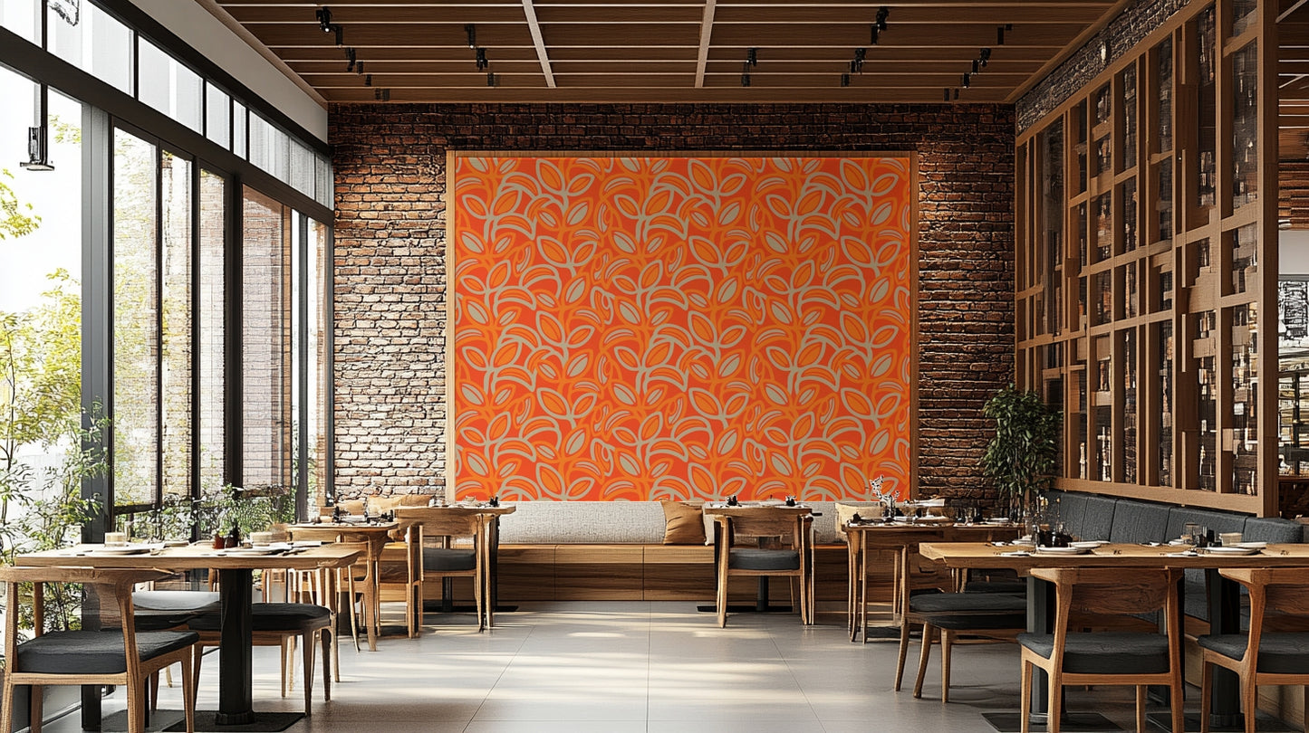 Mid-century modern wall covering.

