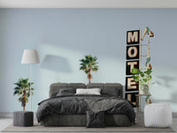 Stylized figures of diving ladies.

