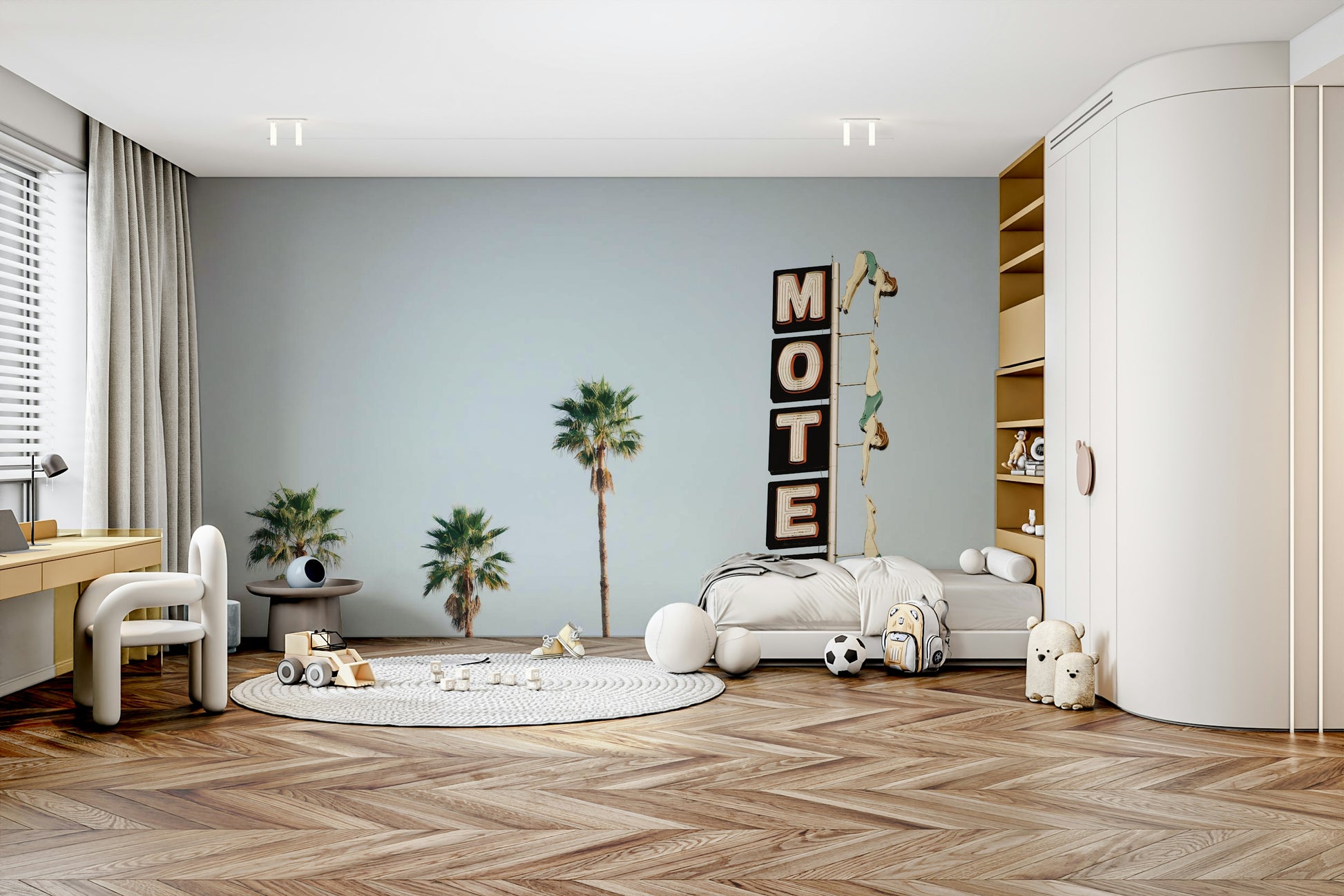 Wall decor evoking serenity and beauty.

