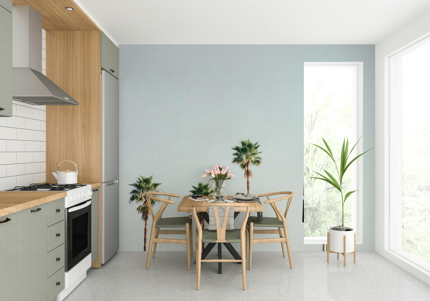 Focus on silhouette or flowing shapes.

