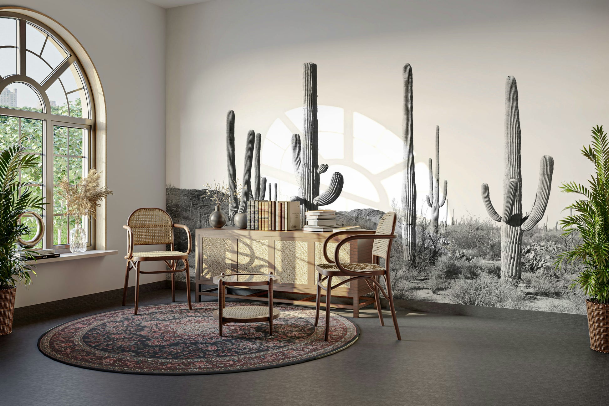 Inviting and calming outdoor feel.

