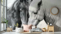 Wall decor evoking serenity and a love for animals.


