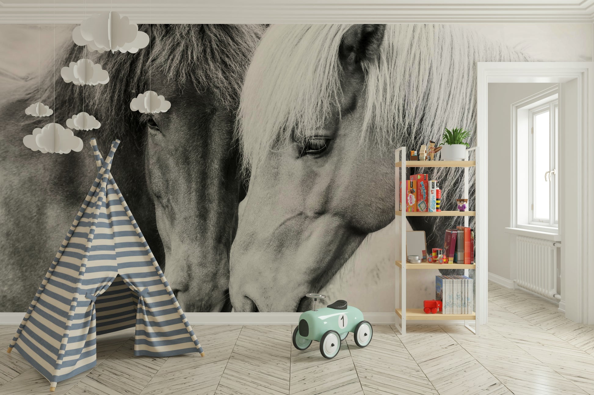 Majestic equine photography or illustration.

