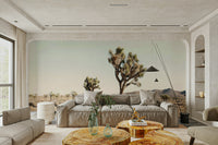 Natural earthy tones and subtle greens.

