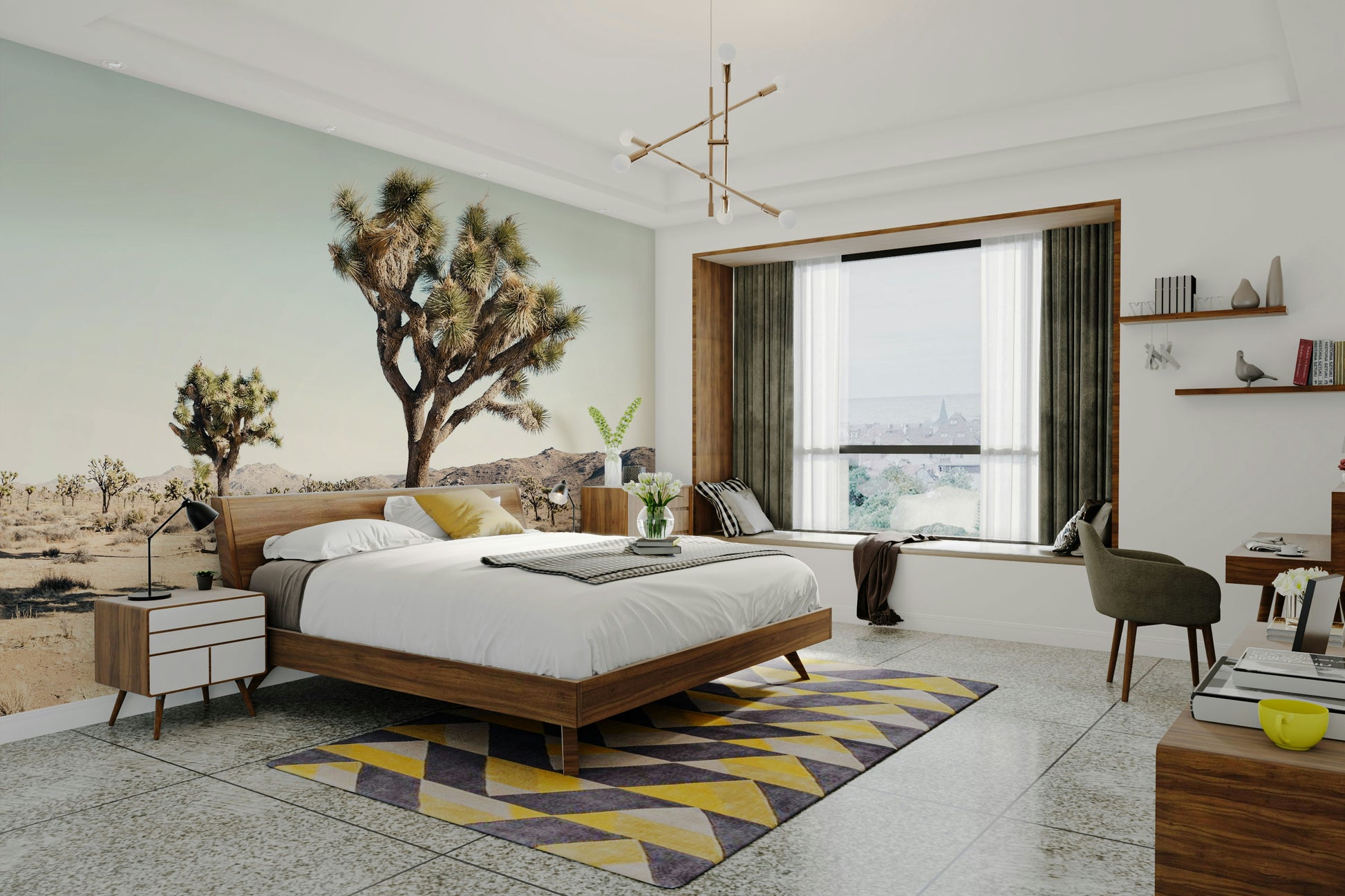 Iconic cacti or desert plants.

