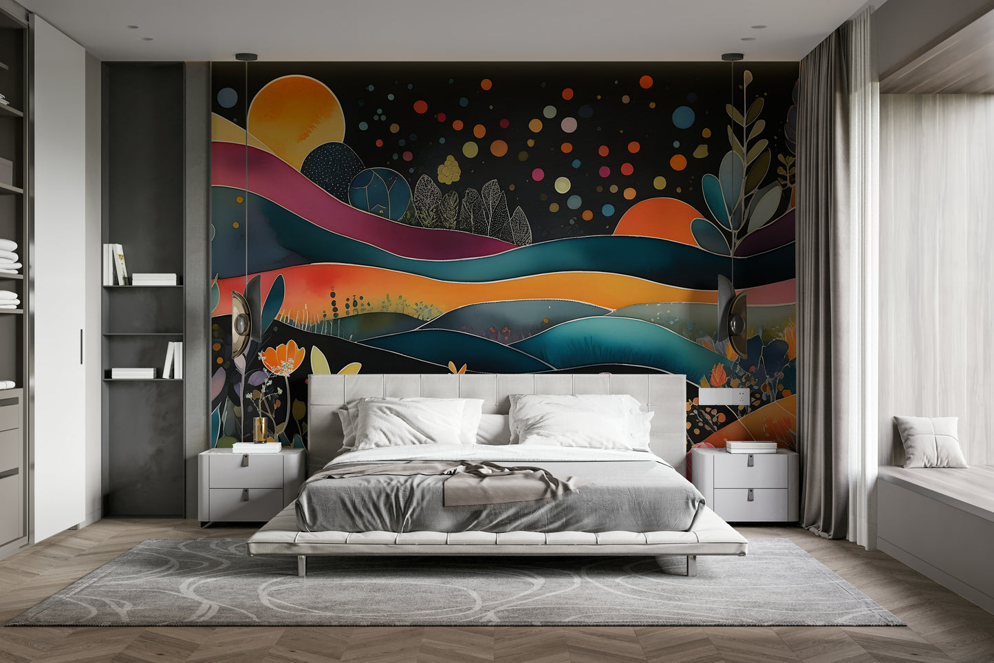 Ideal for a living room, bedroom, or creative space.

