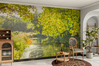 Peaceful canal scene.

