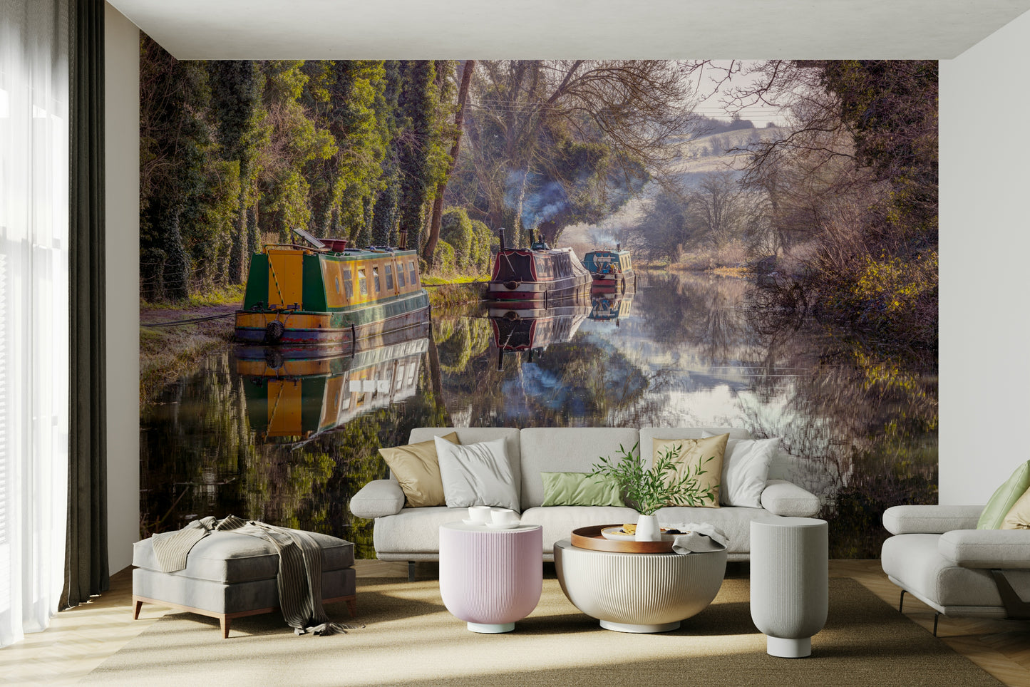 Sense of profound calm and natural beauty.

