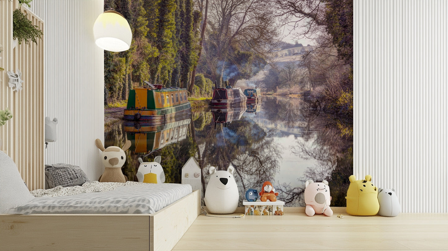 Evokes a feeling of peace and tranquility.

