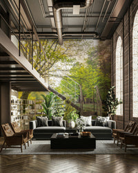 Wall decor evoking the essence of spring.

