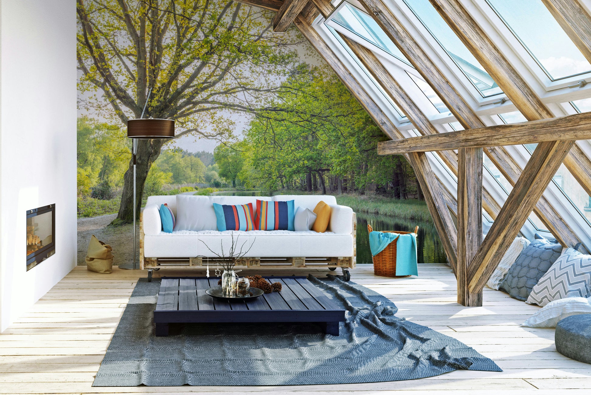 Sense of peaceful beauty and vibrant renewal.

