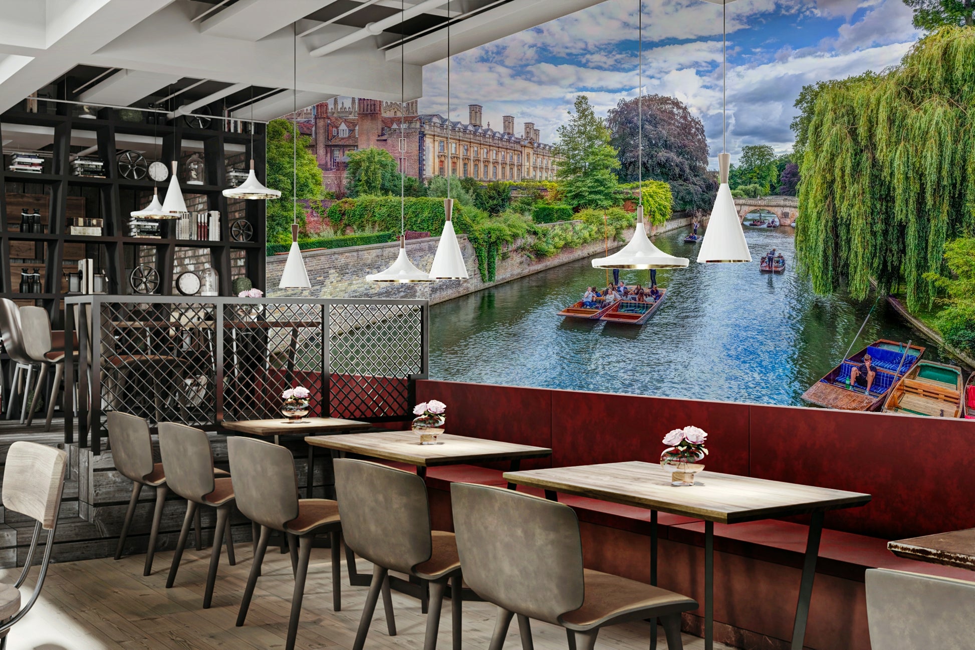 Picturesque and classic scene.

