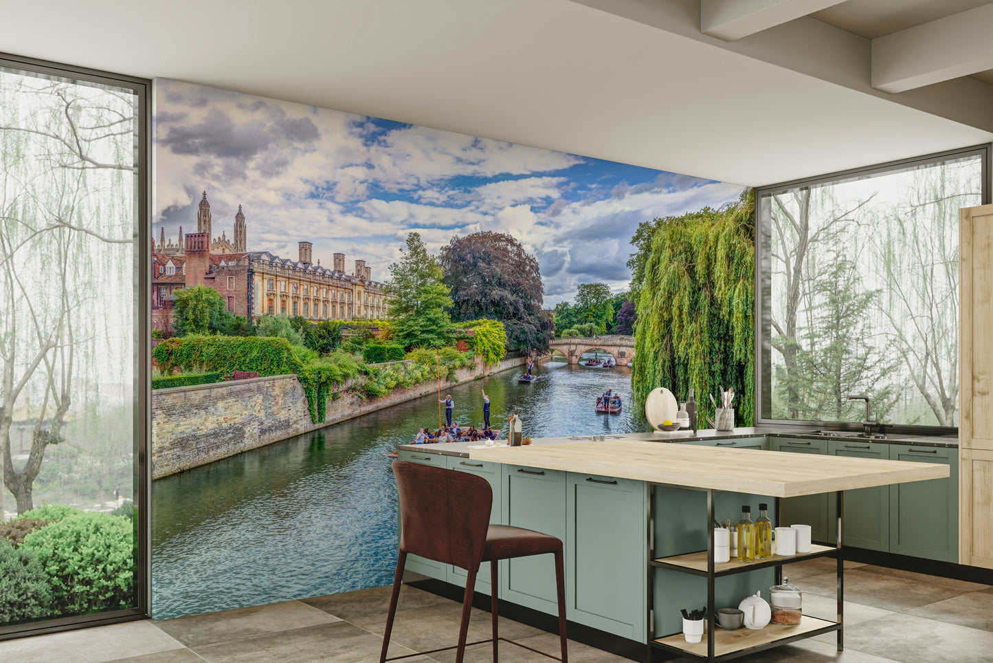 Wall decor with a calming and sophisticated atmosphere.

