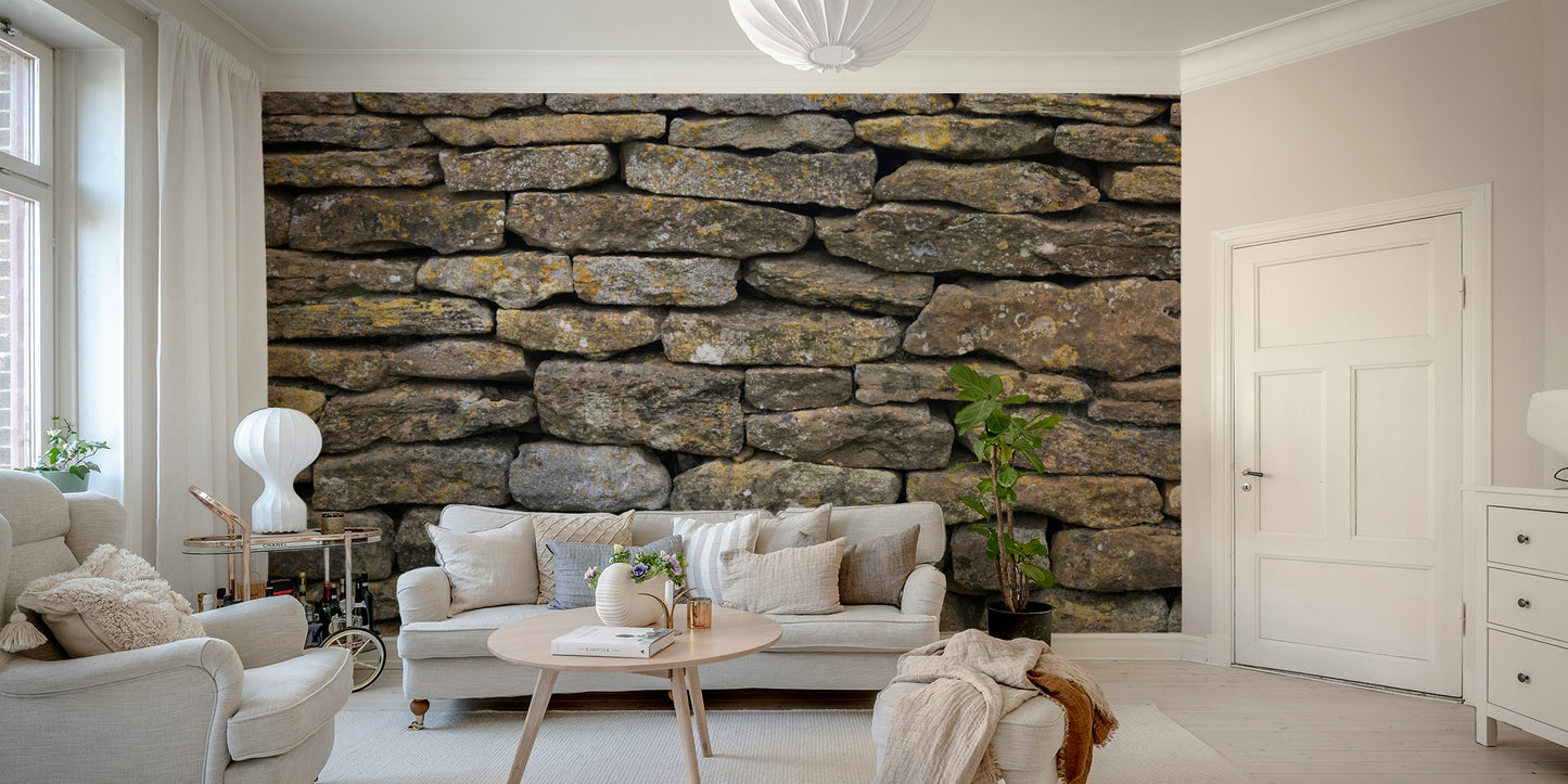 Individual stone blocks.

