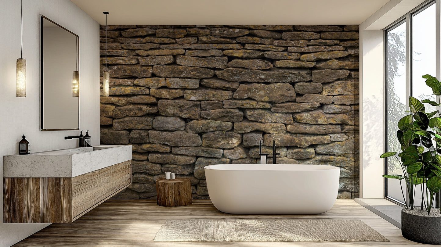 Detailed patterns of stone variations.

