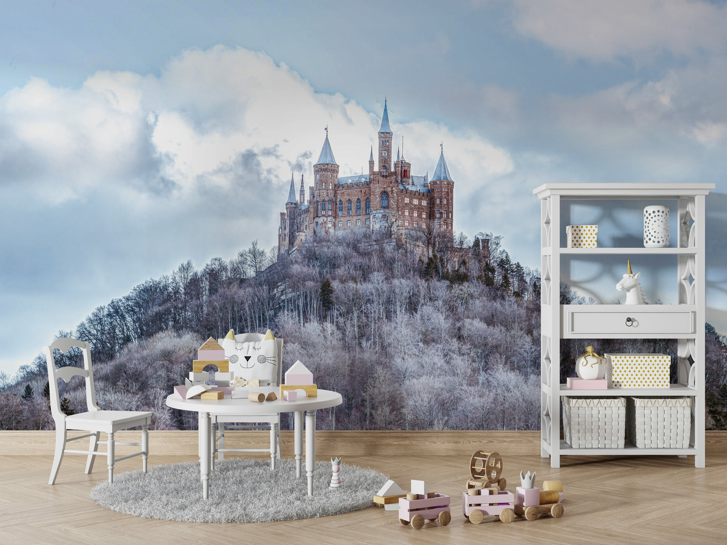 Vibrant hues and intricate details.

