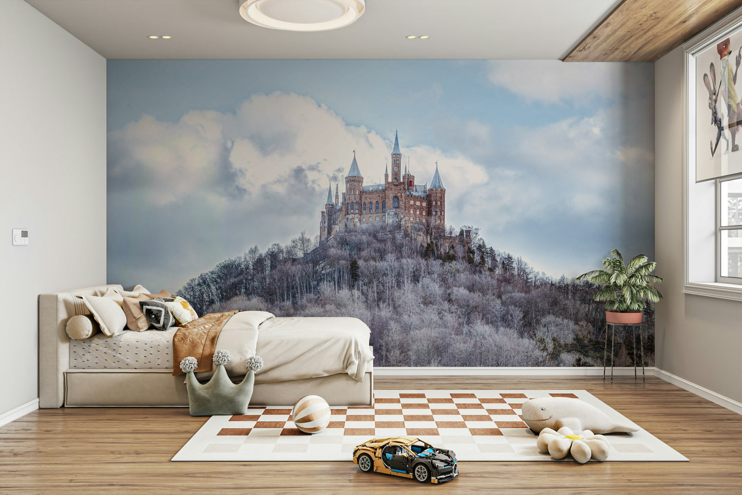 Focus on imaginative elements and vibrant colors.

