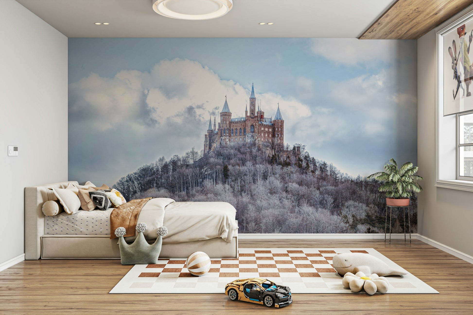 Focus on imaginative elements and vibrant colors.

