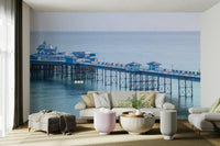 Evokes a feeling of peaceful seaside escape.

