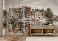 Detailed architecture of the buildings.

