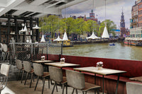 Wall decor evoking a charming riverside retreat.

