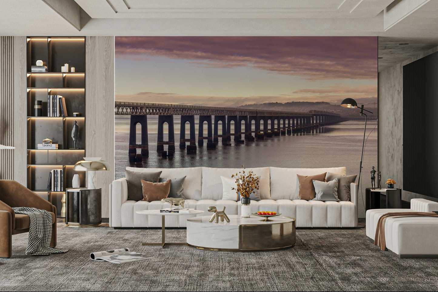 Ideal for a living room, study, or dining area.

