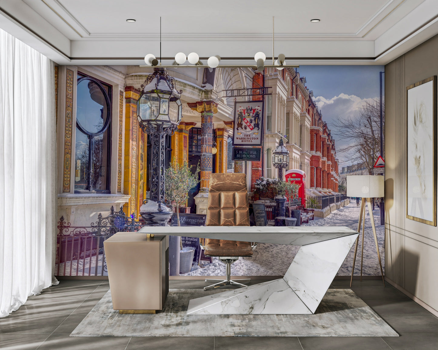 Ideal for a living room, study, or bedroom.

