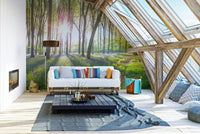 Warm, ethereal light.

