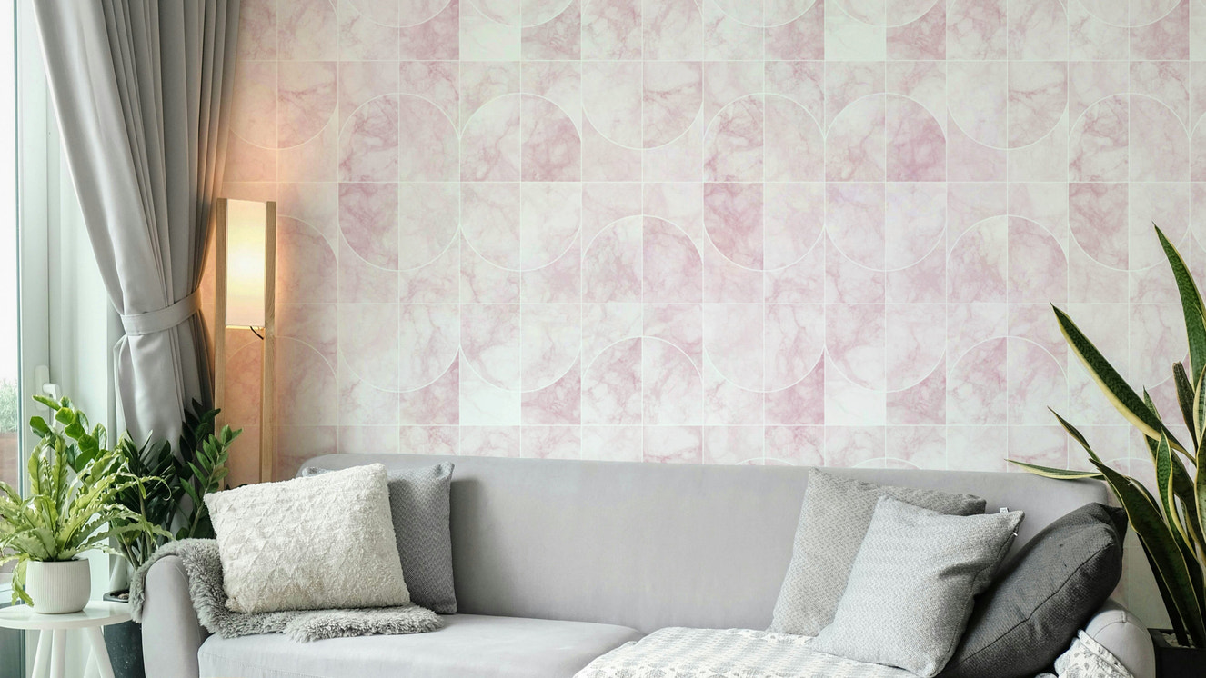 Seamless pattern for wall application.


