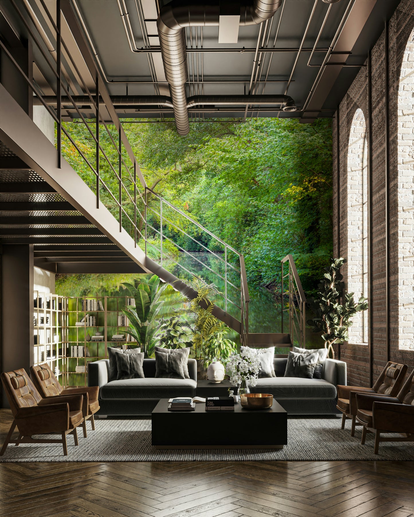 Luminous hues and fluid forms.

