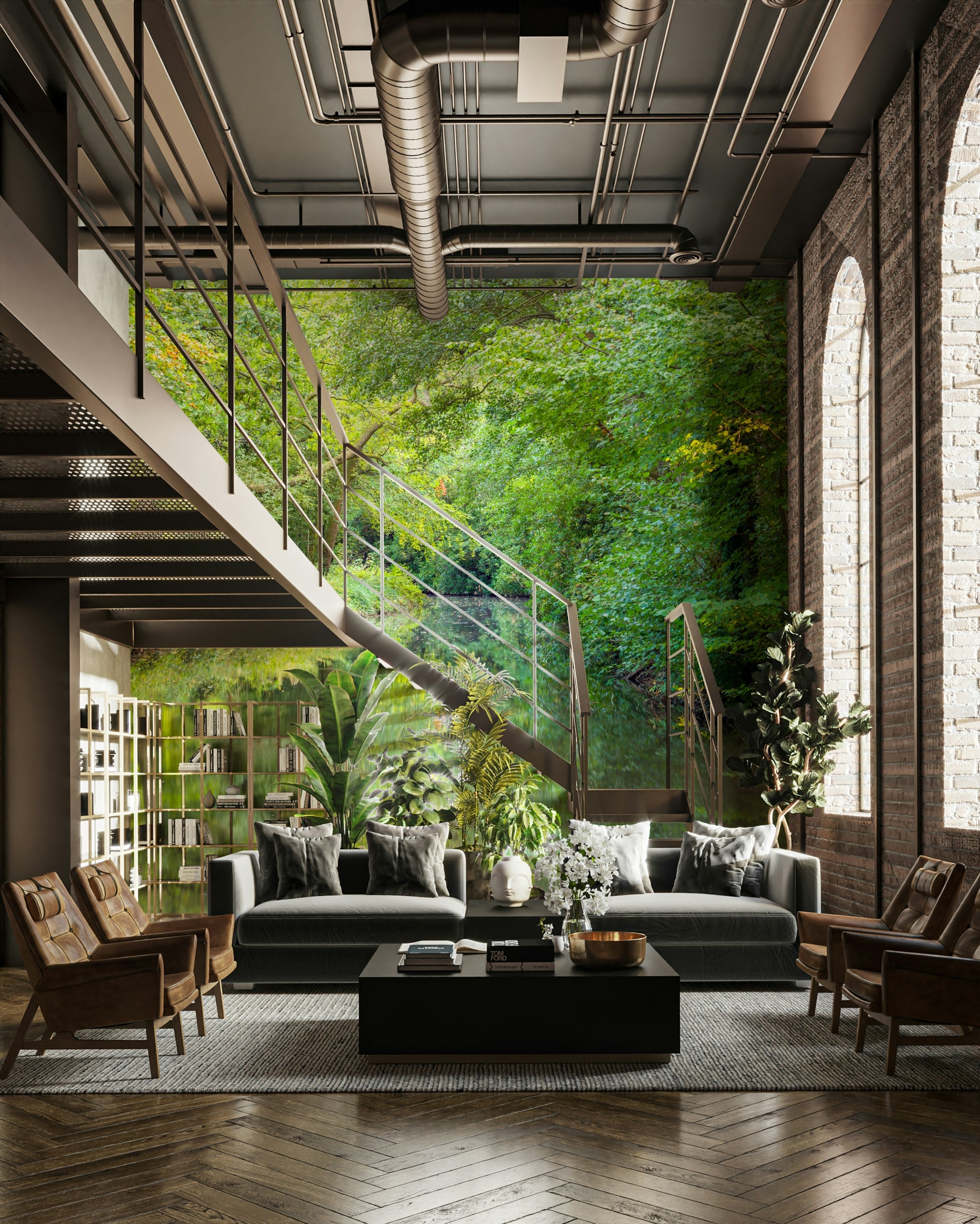 Luminous hues and fluid forms.

