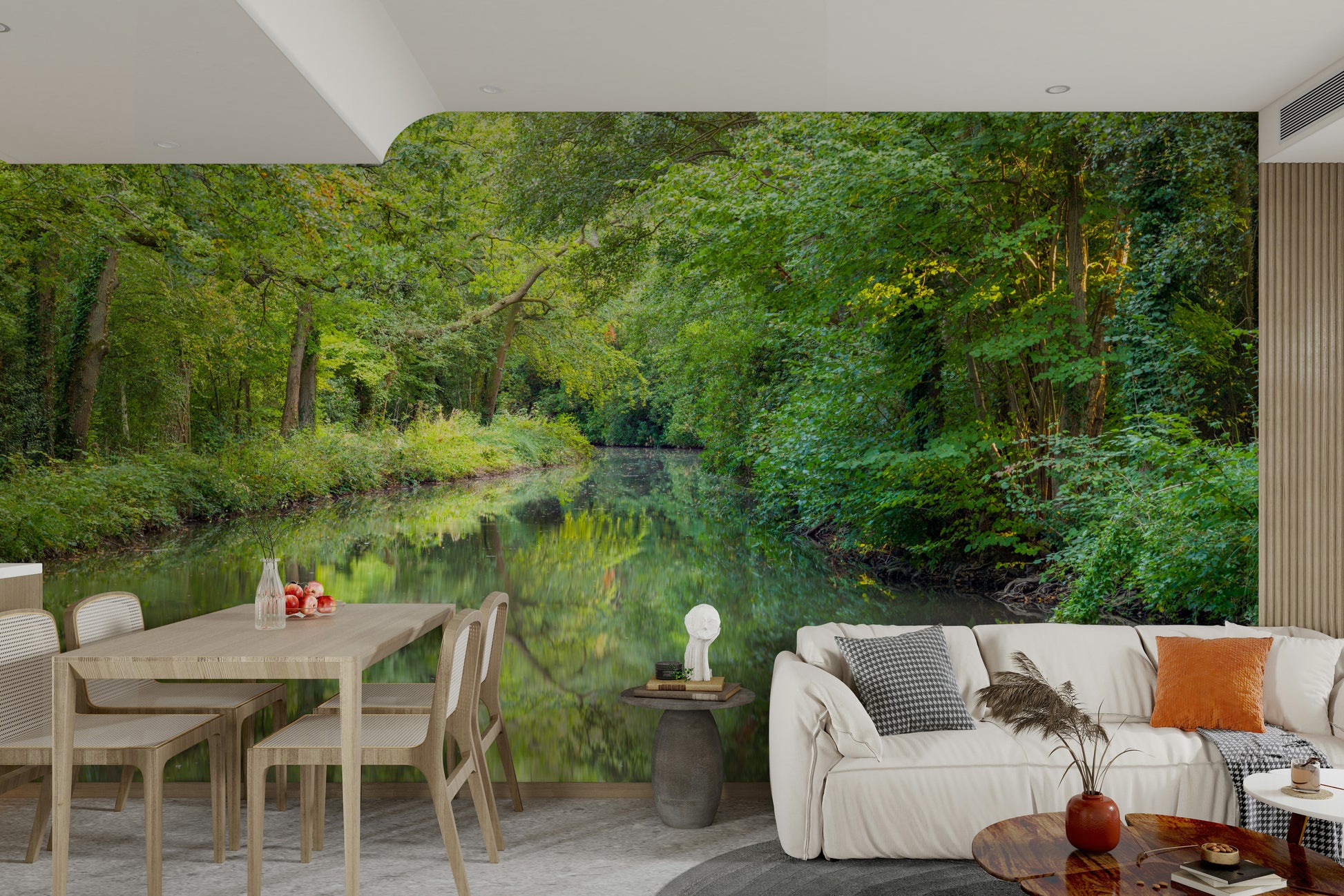 Inviting and calming aesthetic.

