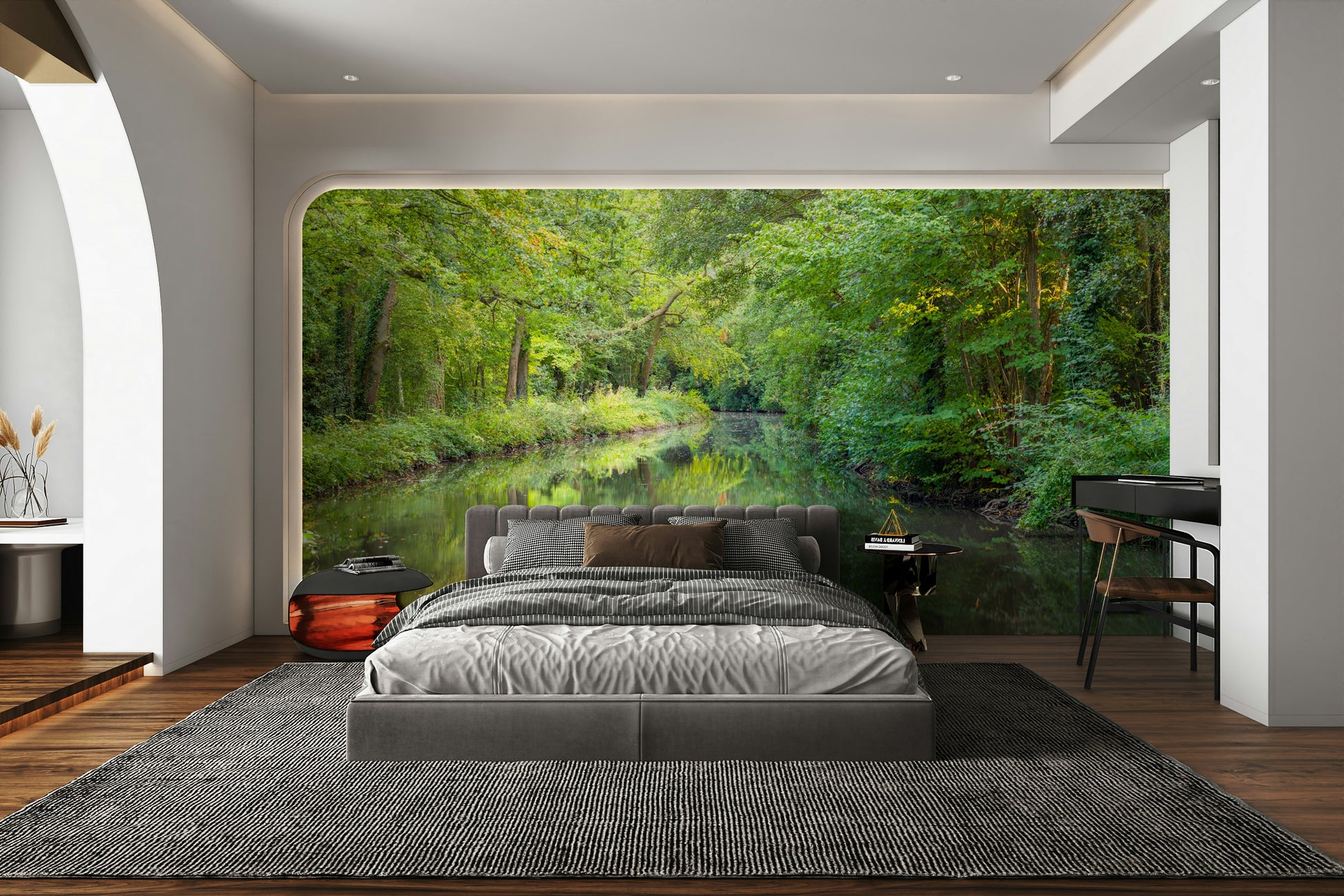 Sense of profound peace and natural wonder.

