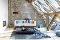 Rhythmic, linear arrangement.

