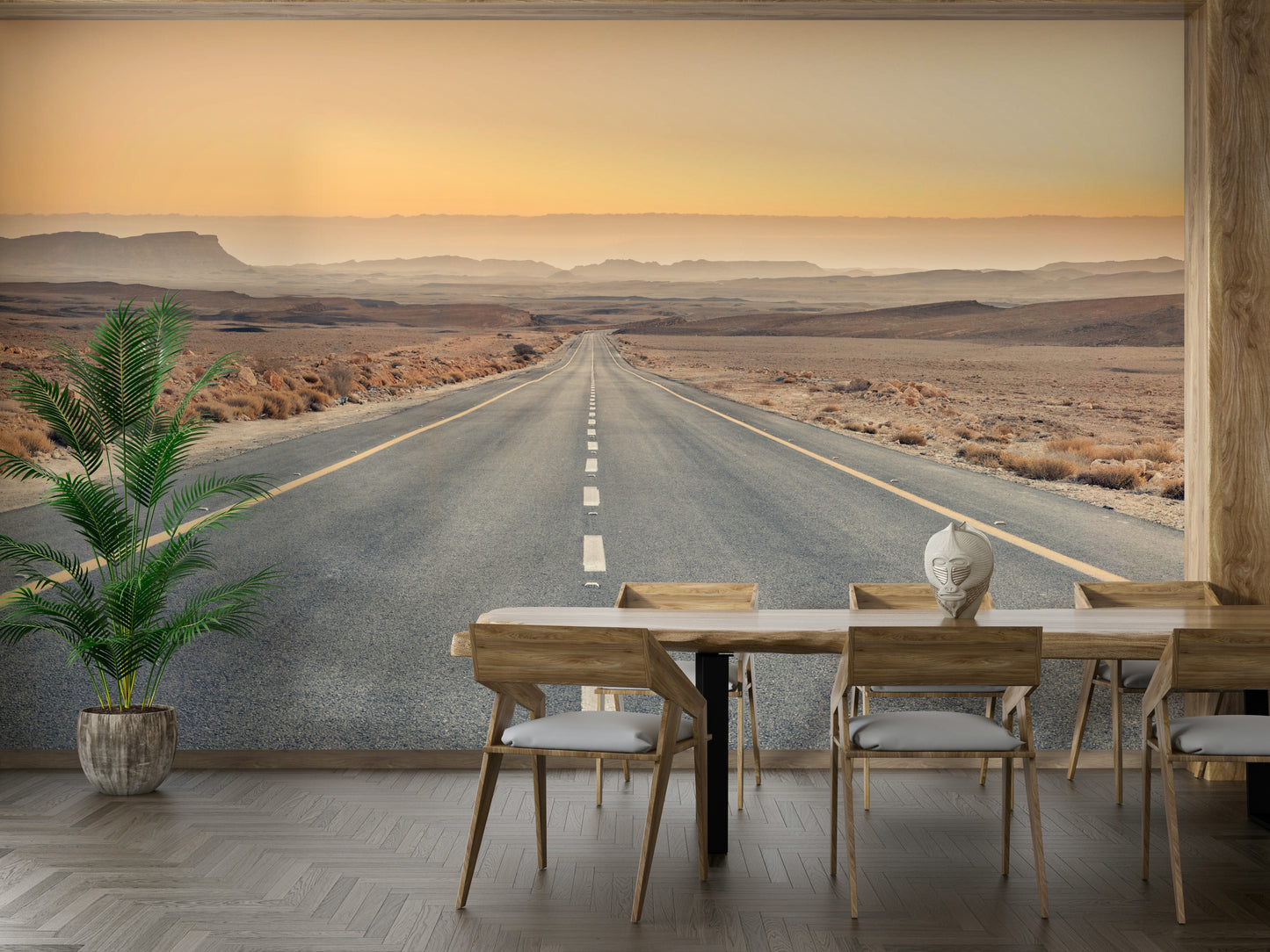 Inviting and expansive aesthetic.

