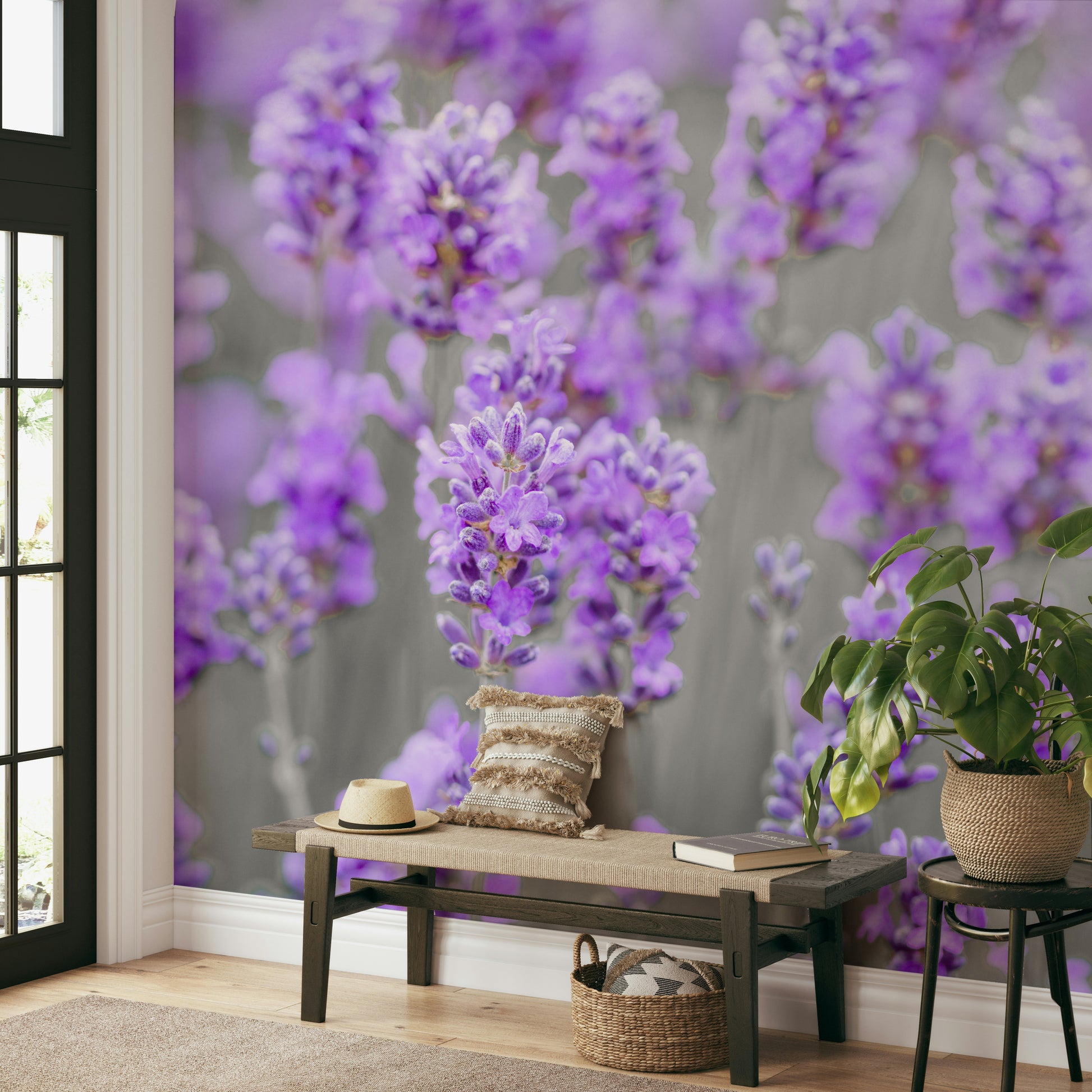 Natural colors and textures.

