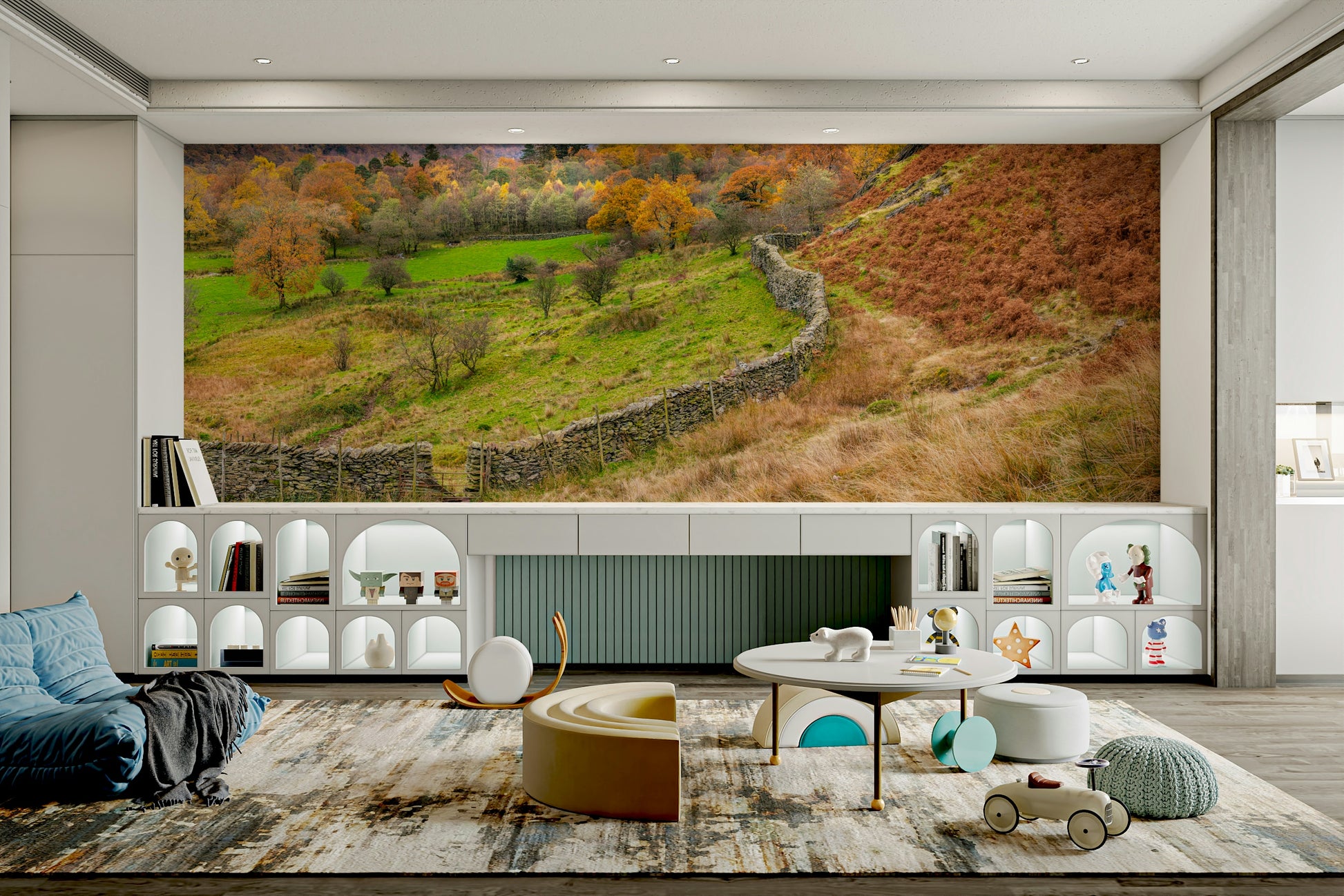 Peaceful expansive landscape.

