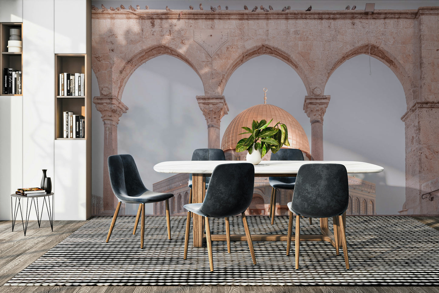 Intricate architectural details.

