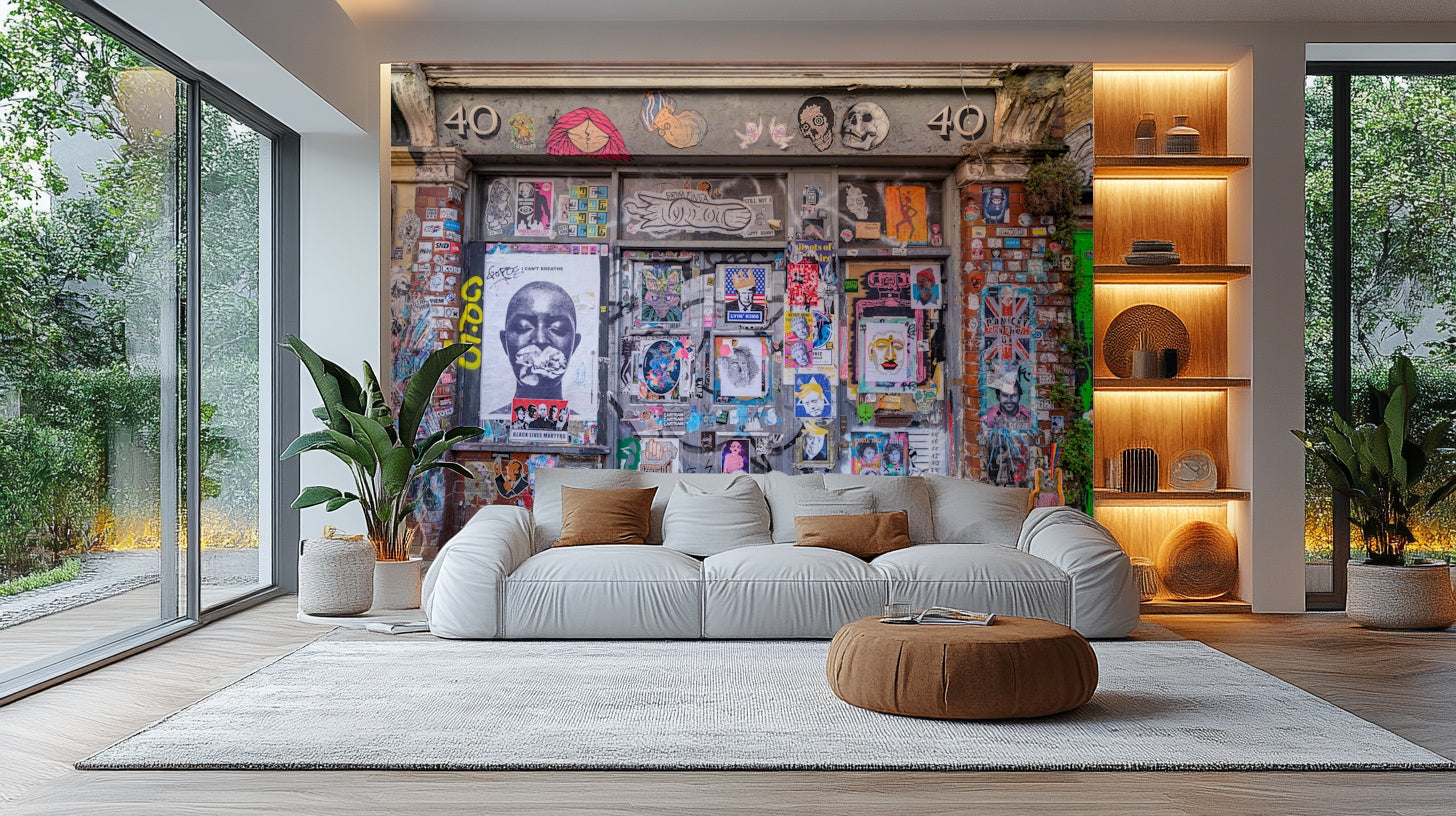 Edgy and contemporary aesthetic.

