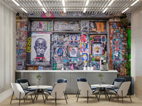 Political messages and slogans.

