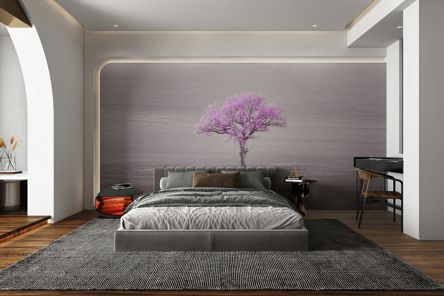 Exotic and serene aesthetic.

