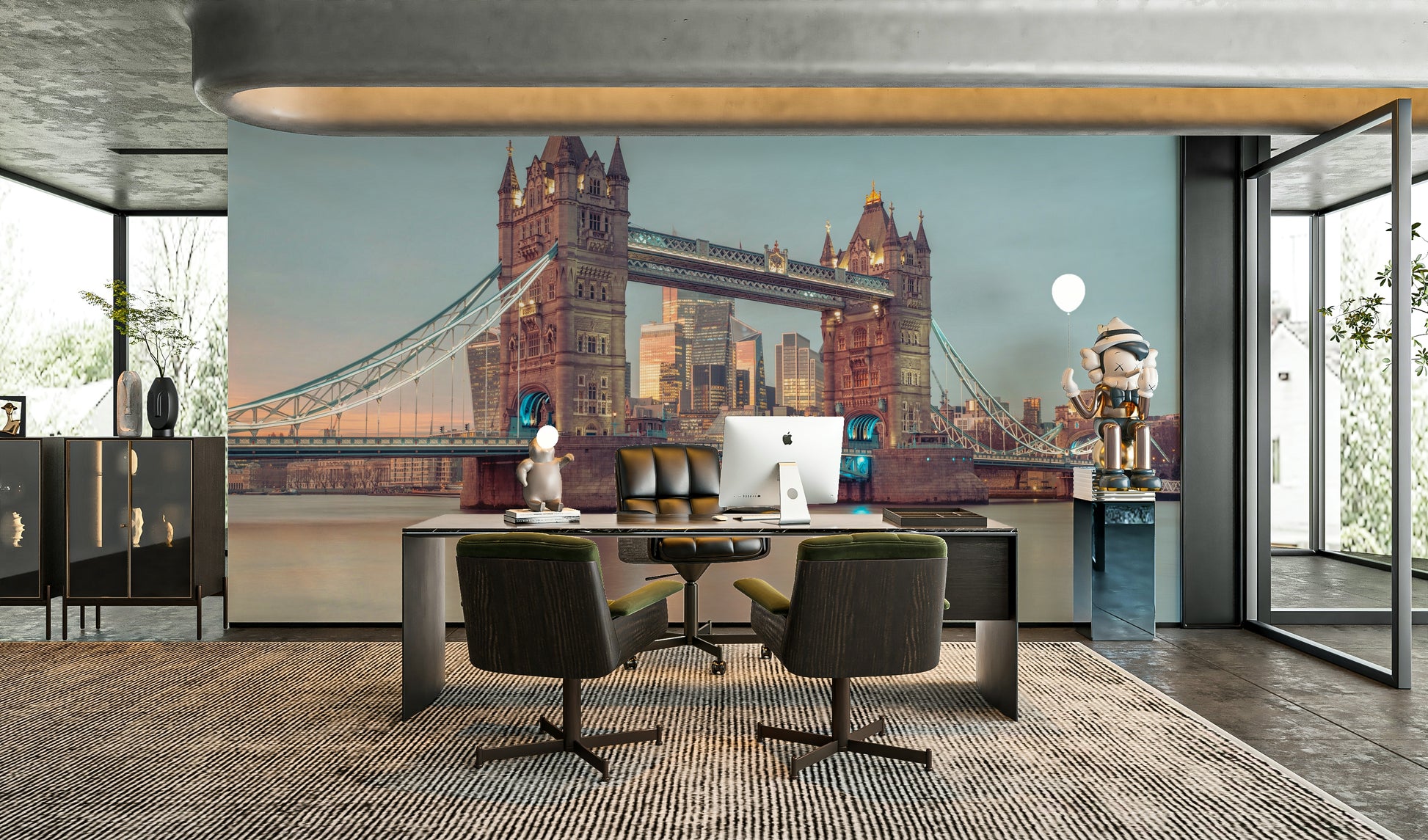 Ideal for a living room, study, office, or travel-themed space.

